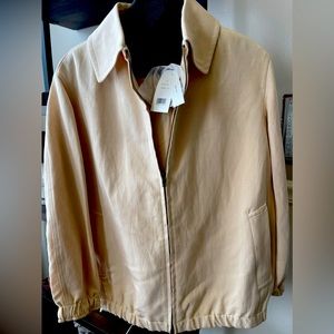 VINCE cream jacket.pockets inside jackets